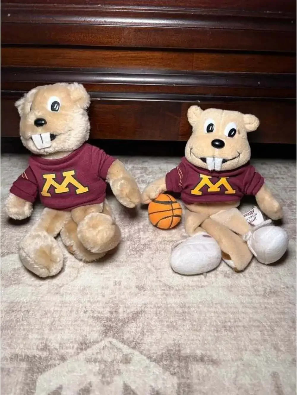 Goldy the Gopher Plush UMN Mascot Set Minnesota